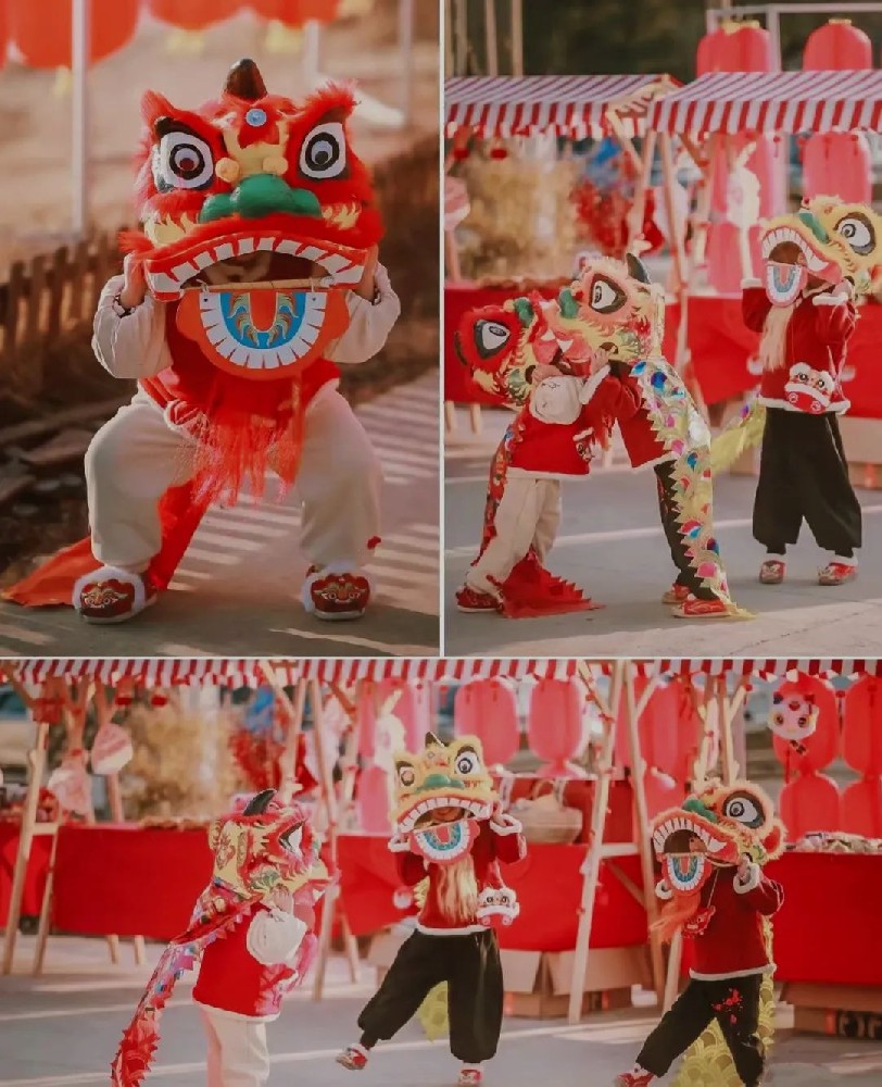 热闹过大年 | 新春氛围打卡+年画展+舞狮秀+传统美食+围炉煮茶+年夜饭……潞村传统年味浓！